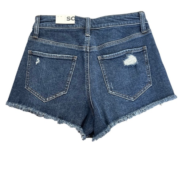 SO Good For Life Super High Rise Cut-Off Denim Short • NWT • Size: 3/26W - Picture 3 of 6